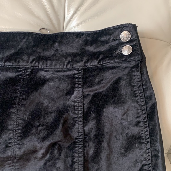 Free People retro velvet mini skirt - Picture 6 of 12